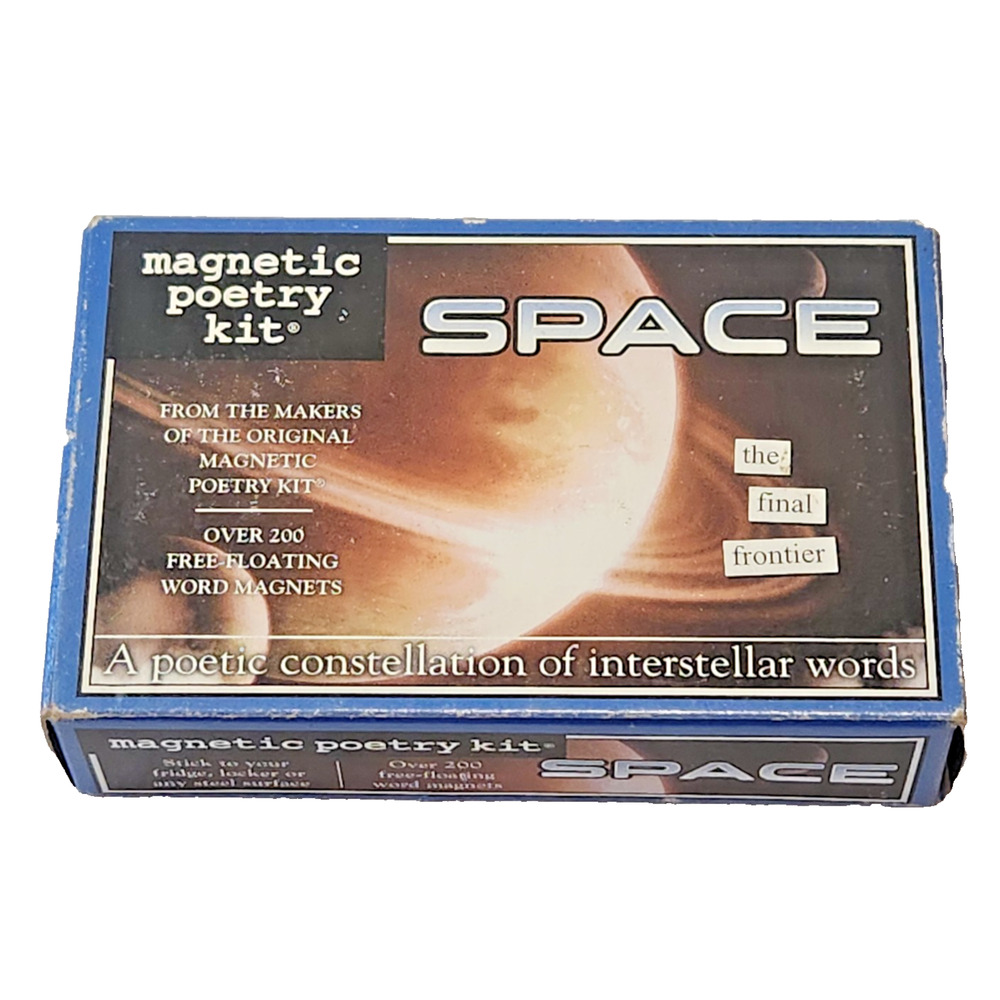OG Frig Magnetic Word Poetry Expansion Kit - SPACE - Themed 200 Poetic Magnets